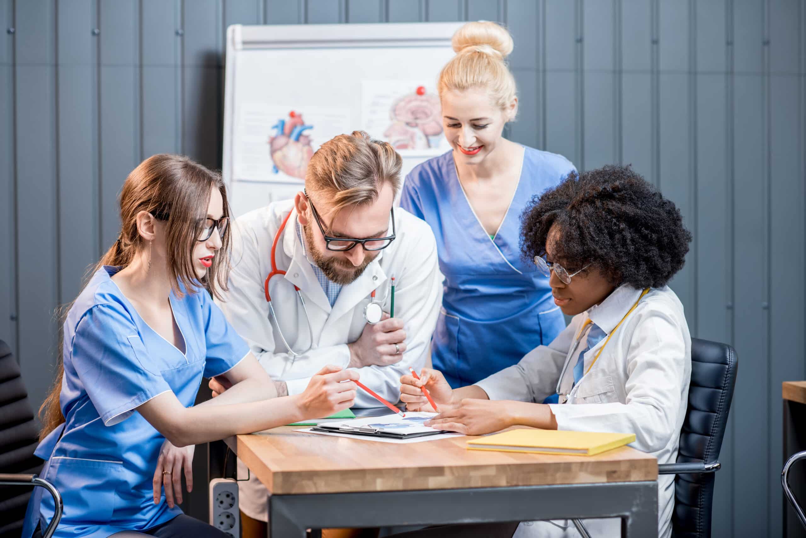 Healthcare professionals collaborating through DLM Connections to improve patient care.